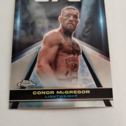 2023 Topps Chrome UFC Card Connor McGregor 