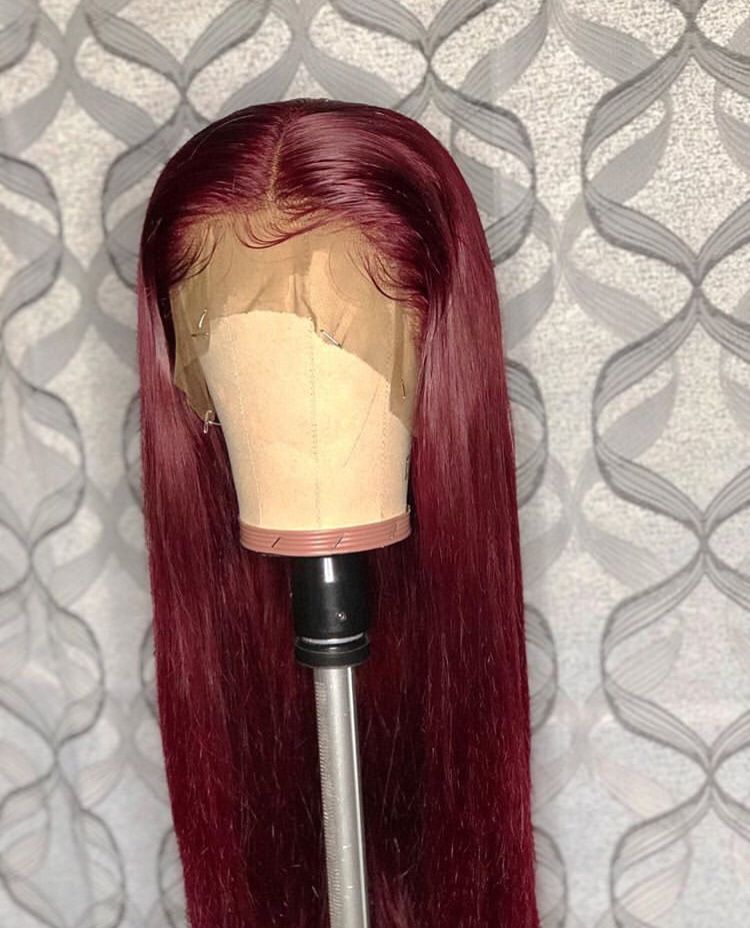 Lace wig ( burgundy) 22 inch