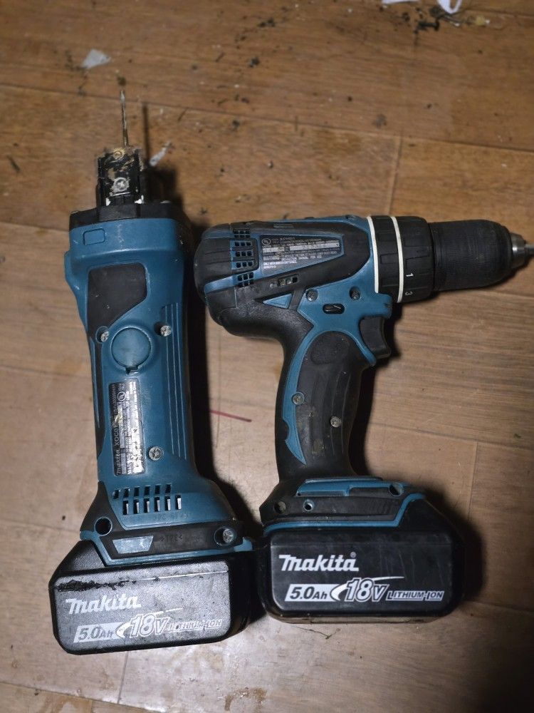 Makita Hammer Drill And Cut Out Tool