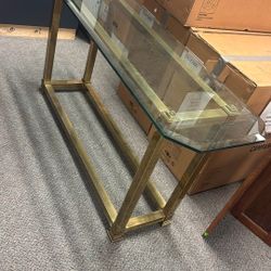 Metal & Glass Table 