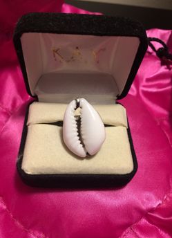 925 silver shell ring