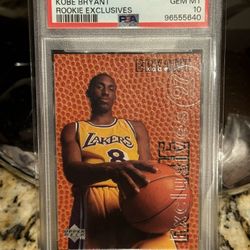 Kobe Bryant 1996 Upper Deck Rookies Exclusive PSA 10