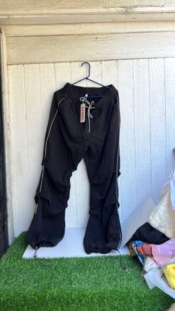 Bakyarder Visita la Tienda 4.2 4.2 de 5 estrellas (282) Bakyarder Y2K - Pantalones cargo holgados de paracaídas para mujer, pierna ancha, pantalones c