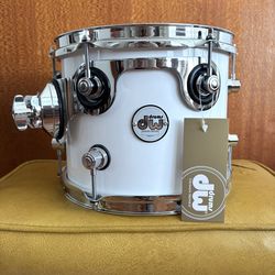 DW Design Series 8x10 White Gloss Tom