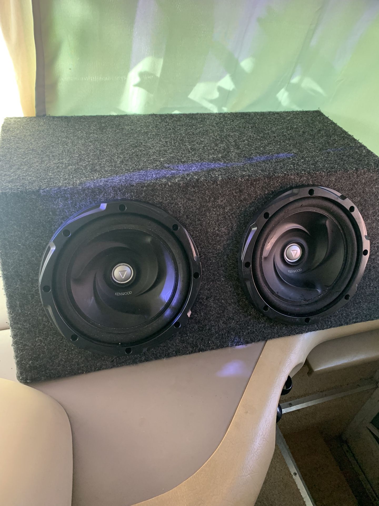 Kenwood 12” Inch Subwoofers In Sealed Enclosure