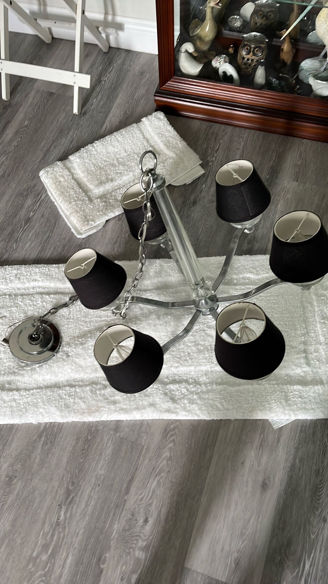 6 light chandelier