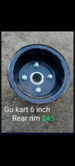 Go kart 6 inch rim