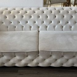 Velvet Sofa And Love seat