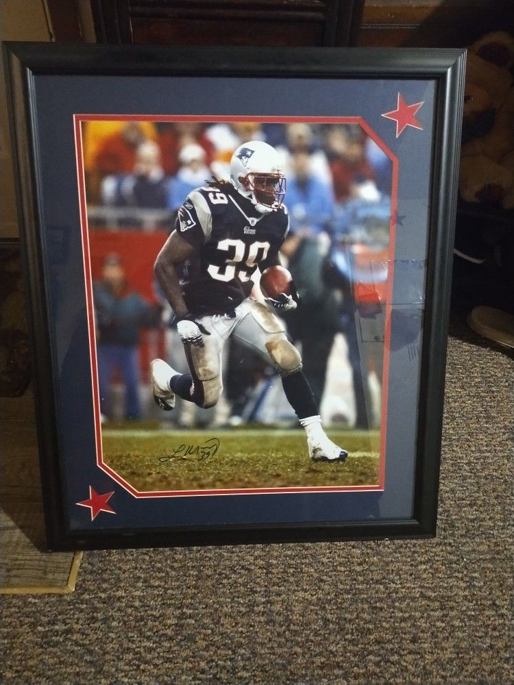 Signed Lawrence Maroney Framed Photograph