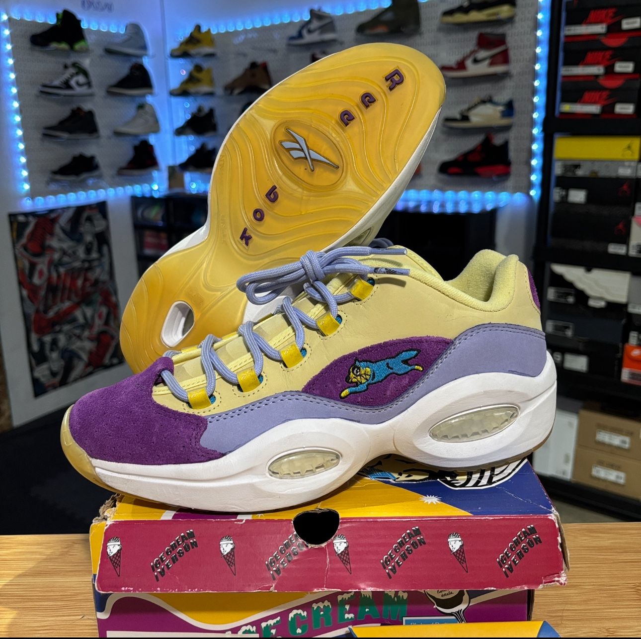 Reebok IVERSON Question Billionaire boys club Size 10 