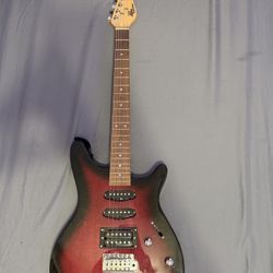 Electric Guitar with amplifier
