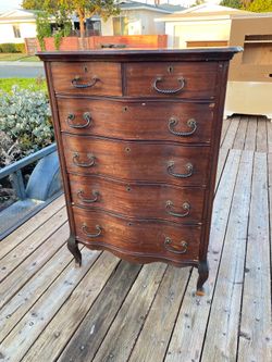 Antique tall dresser