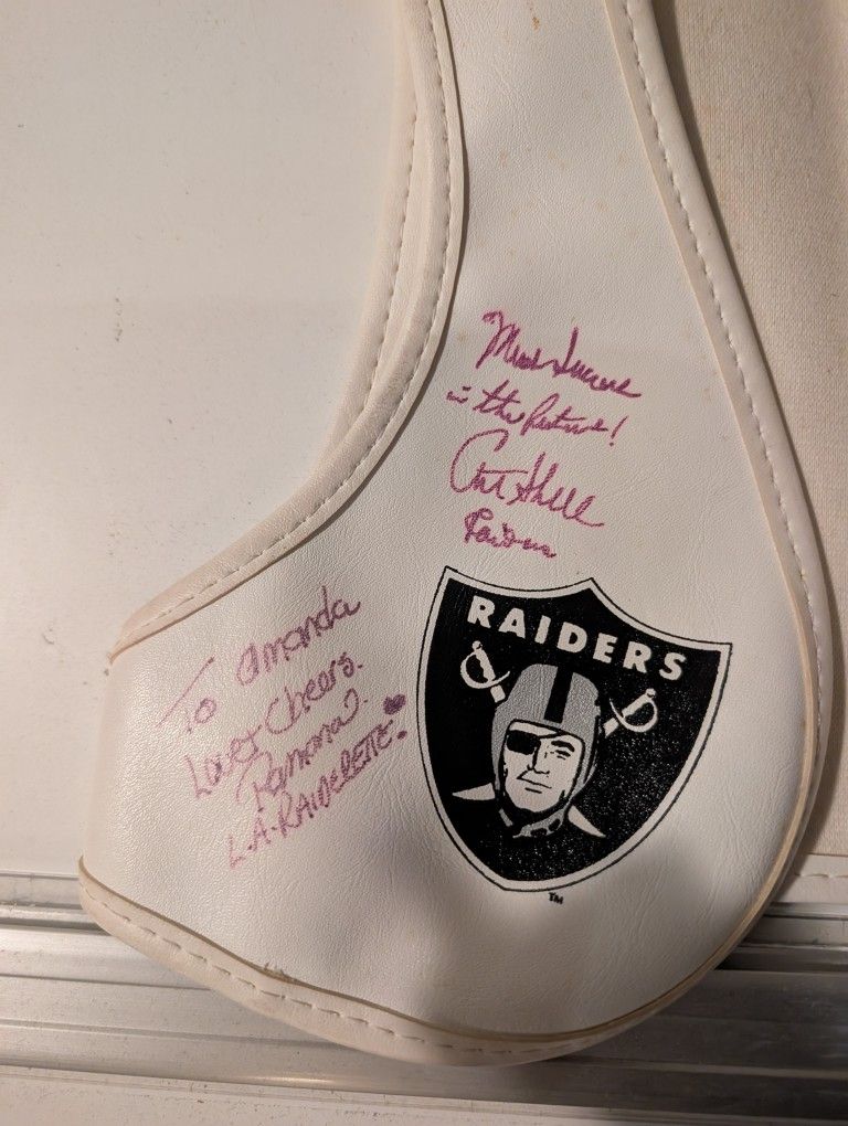 Autographed Los Angeles Raiders Cheerleader Vest (1991)
