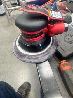 Snap on air sander