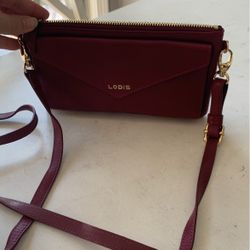 Lodis Envelope Leather Crossbody 