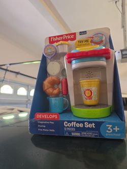 Fisher-Price Coffee Set 8-Piece Toy