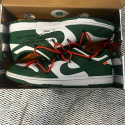 Pine Green Off White