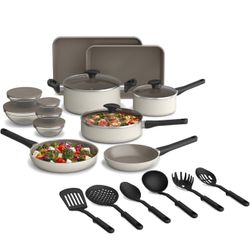  BELLA 21-Piece EverGood Nonstick Cookware Set