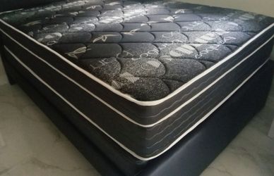 $260 black series Queen pillow top mattress only brand new free delivery same-day