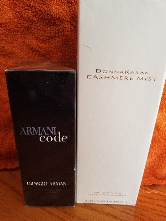 Armani Code By Giorgio Armani, Donna Karan Cashmere Mist