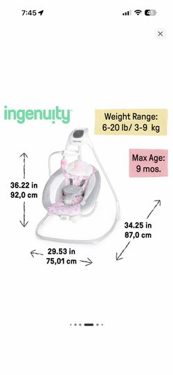 Ingenuity baby swing