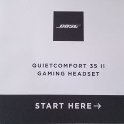 LOWERED PRICE Bose Gaming Headphones