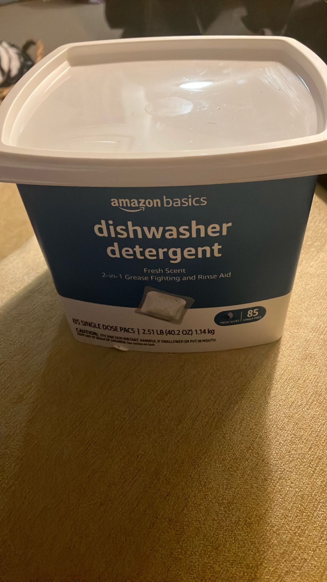 Dishwasher Detergent 85 Pieces Amazon Basic
