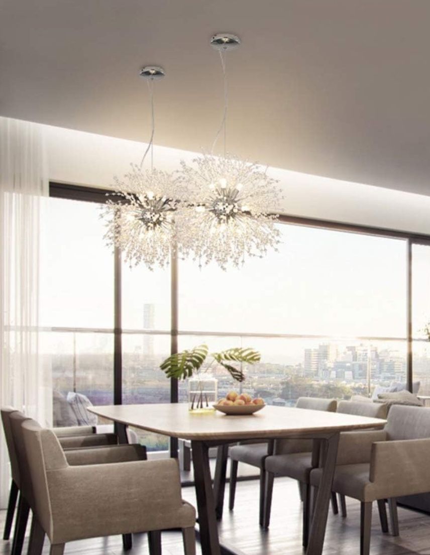 Sputnik Light Fixture- NIB WITH BULBS