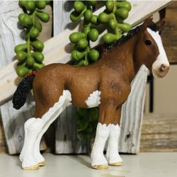 RETIRED Schleich Baby Clydesdale 