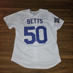 Dodgers Mens Betts White Jerseys $50ea Firm S M L Xl 2x 3x 