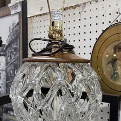 Vintage Murano Interaccio Glass Centerpiece By Barovier e Toso Lamp 