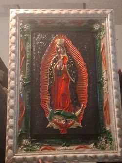 Handed Painted Virgin Mary