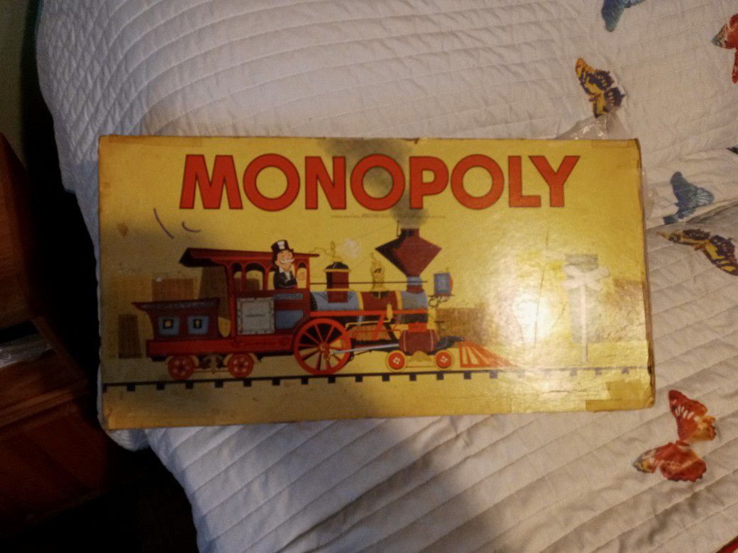 Vintage 1957 Monopoly Board Gamee