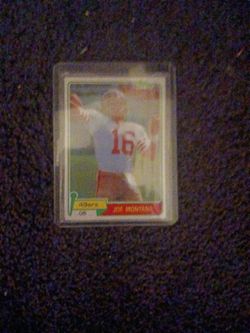 Joe Montana Rookie Card 