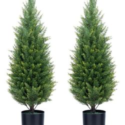 Artificial topiary tree, 3ft Artificial Cedar Topiary trees, Set of Two Artificial Topiary Tree, Brand New Topiary Tree Artificial