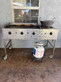Custom made taco grill