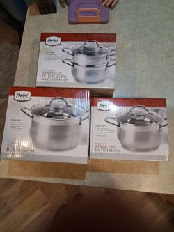 3 set parini Dutch oven's,