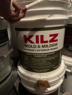 KILZ Mold & Mildew Interior/Exterior Primer 5 Gallon