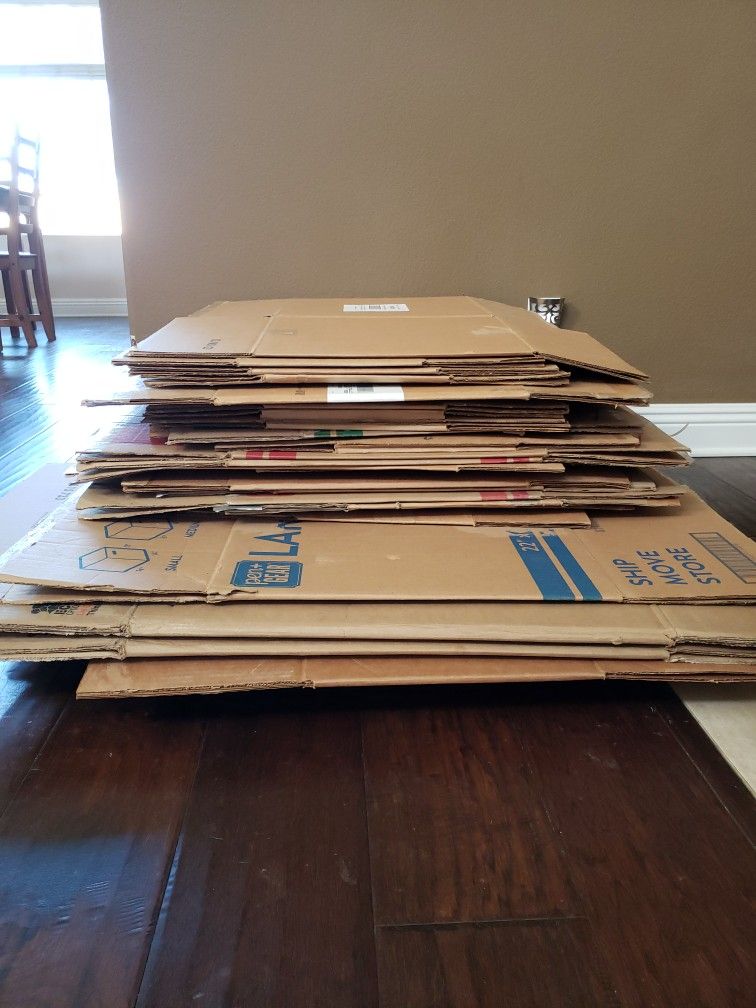 FREE Cardboard Boxes Size Small To Large. Variety