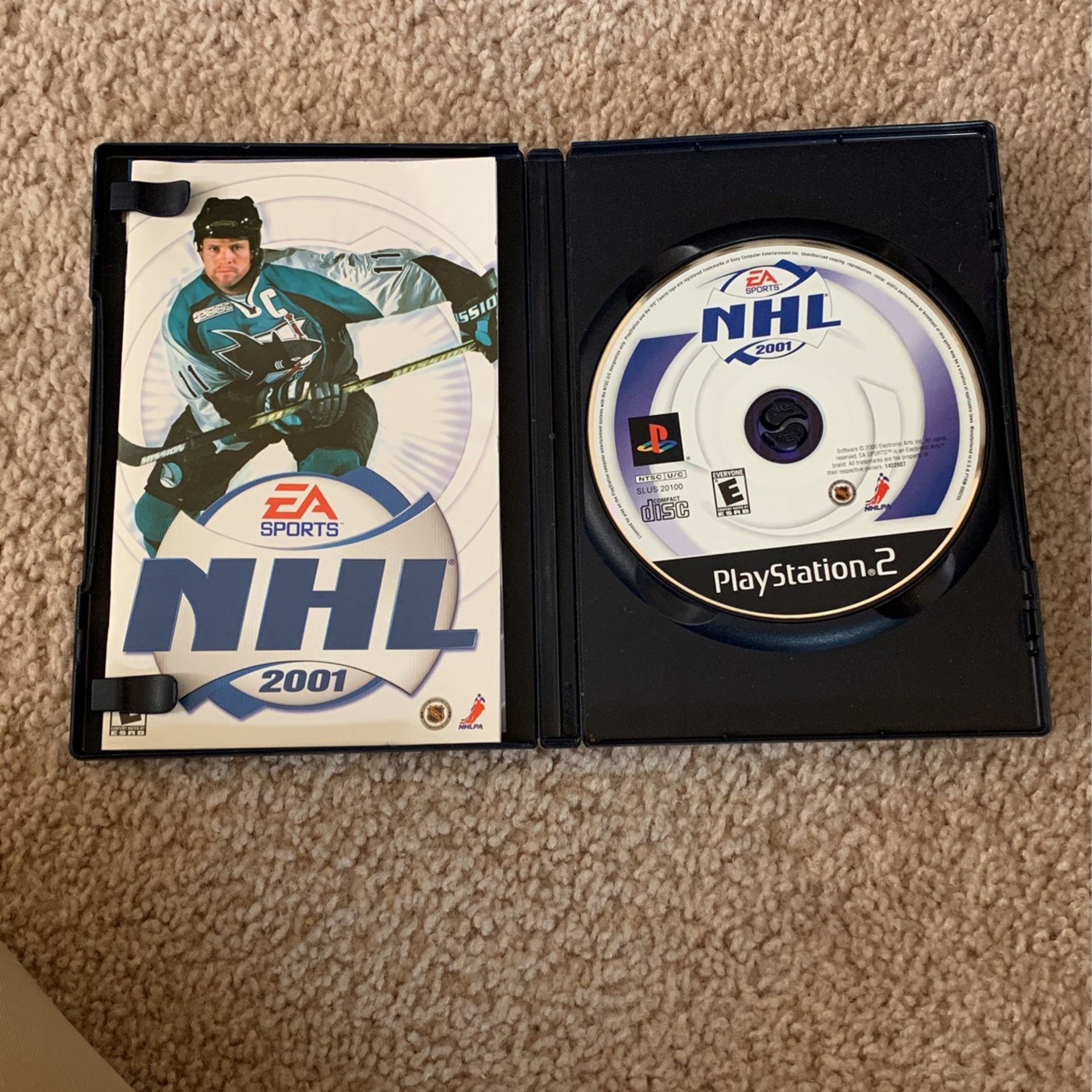 NHL 2001 (PS2) W/ Manual