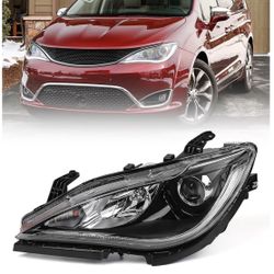 Huray Left Headlight Assembly Fit for Chrysler Pacifica 2018 2019 2020