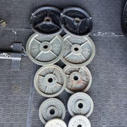 Olympic weights 320lbs total