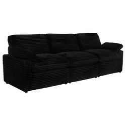 Collins Black Modular Power Sofa