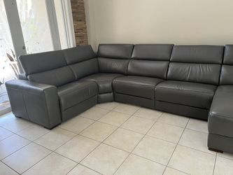 Leather Sectional