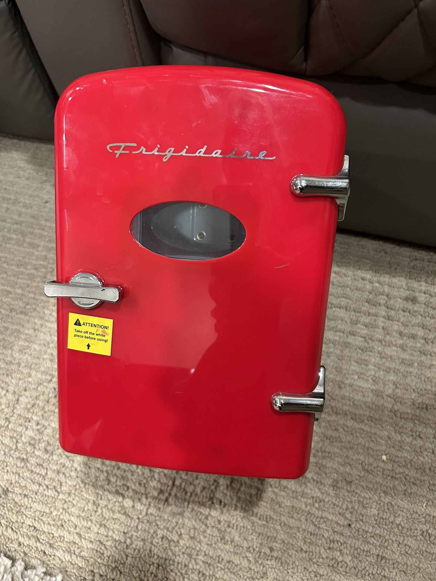 Red Mini Fridge 