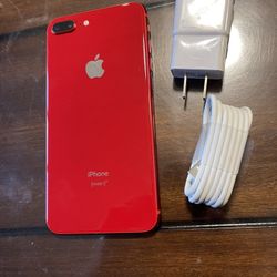 iPhone 8 plus 64gb red Att or Cricket 