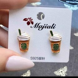 Starbucks Stud Silver. 925 