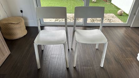 IKEA JANINGE Chairs, white