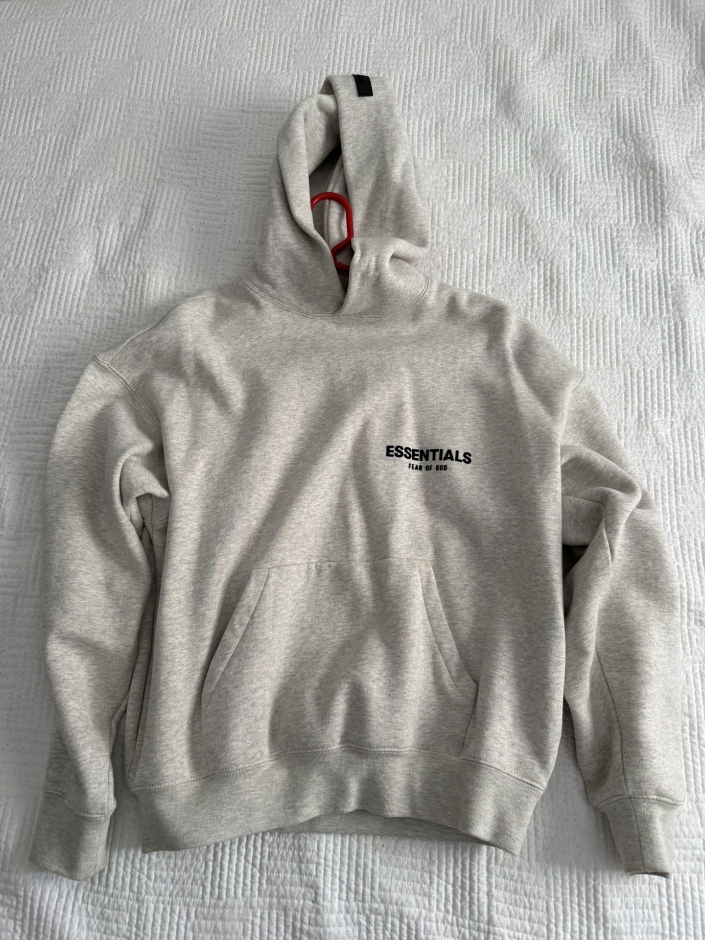 Essentials Hoodie Light Oatmeal Size Small