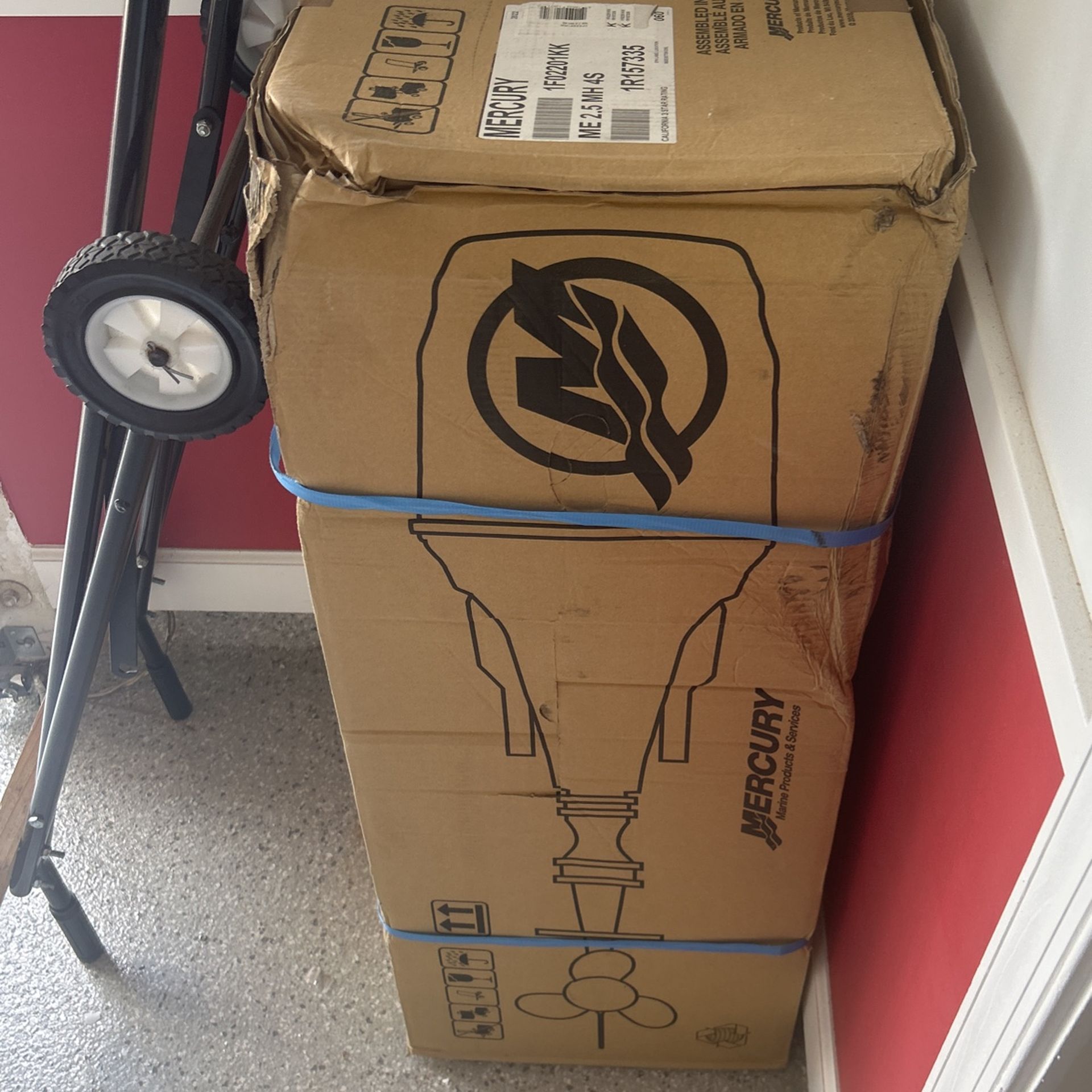 New In Box 2.5 Mercury Outboard  